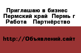 Приглашаю в бизнес - Пермский край, Пермь г. Работа » Партнёрство   
